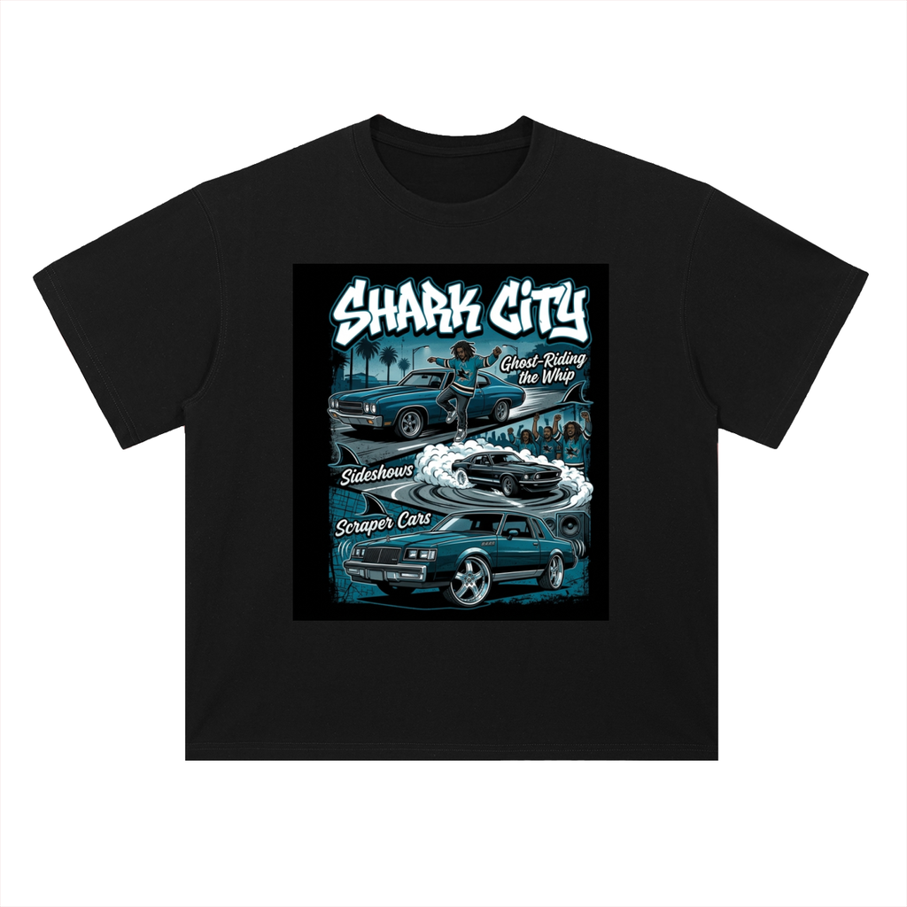 Heavyweight Drop Shoulder Cotton T-Shirt