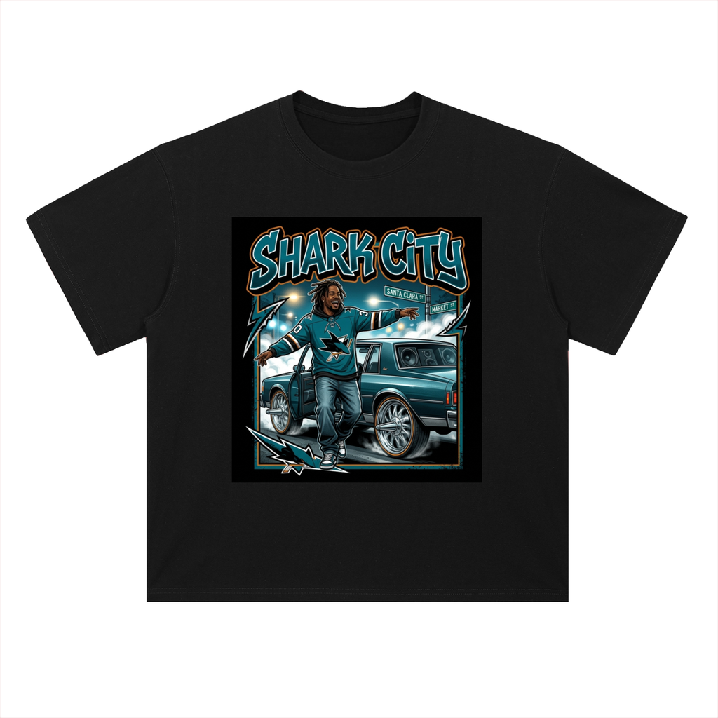 Heavyweight Drop Shoulder Cotton T-Shirt