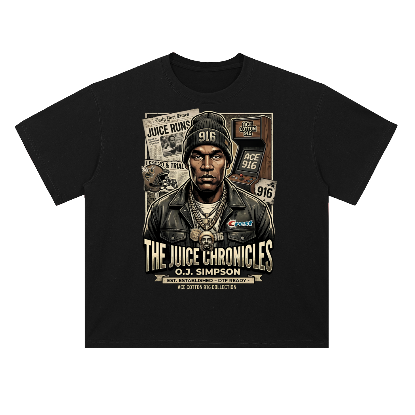 Heavyweight Drop Shoulder Cotton T-Shirt