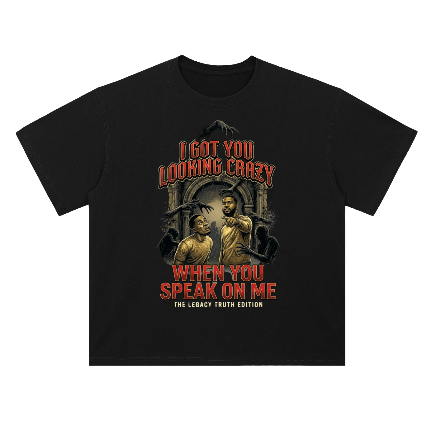 Heavyweight Drop Shoulder Cotton T-Shirt