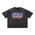 Mineral Wash Boxy Cotton T-Shirt
