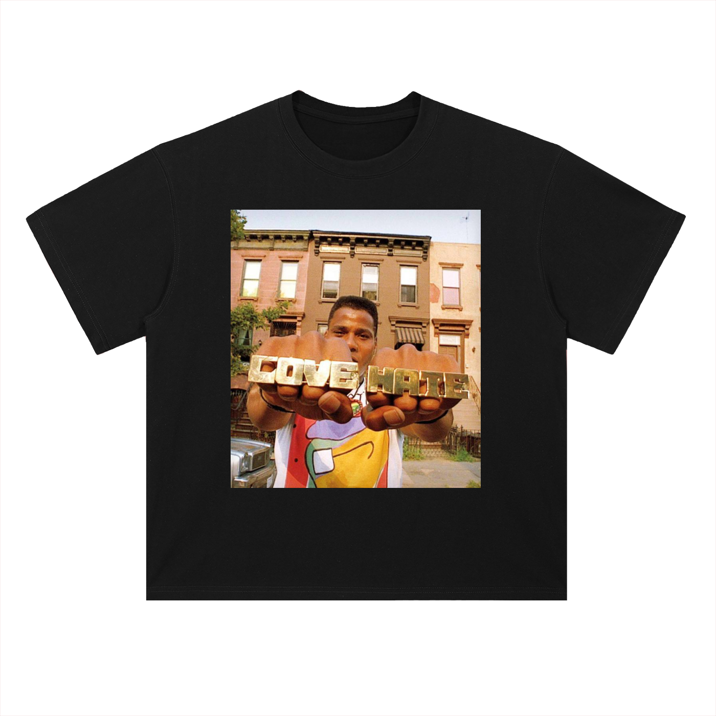 Heavyweight Drop Shoulder Cotton T-Shirt