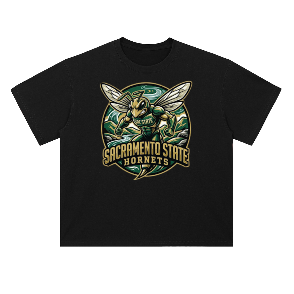 Heavyweight Drop Shoulder Cotton T-Shirt